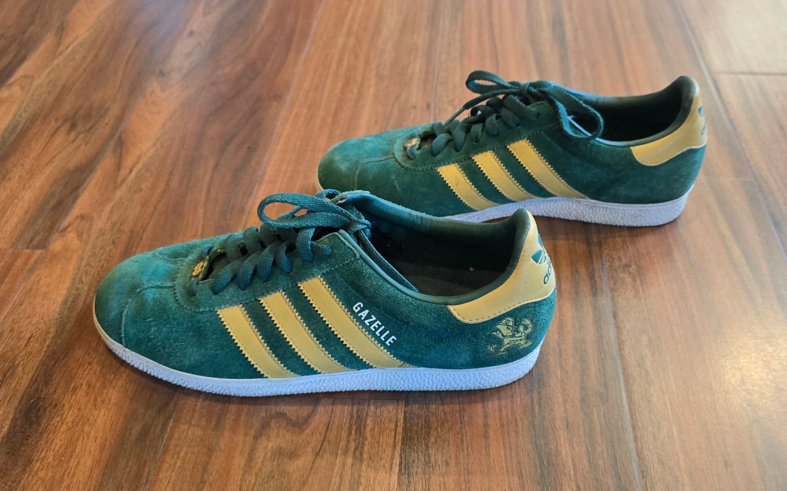 Rare Vintage Adidas Gazelle Notre Dame Shoes
