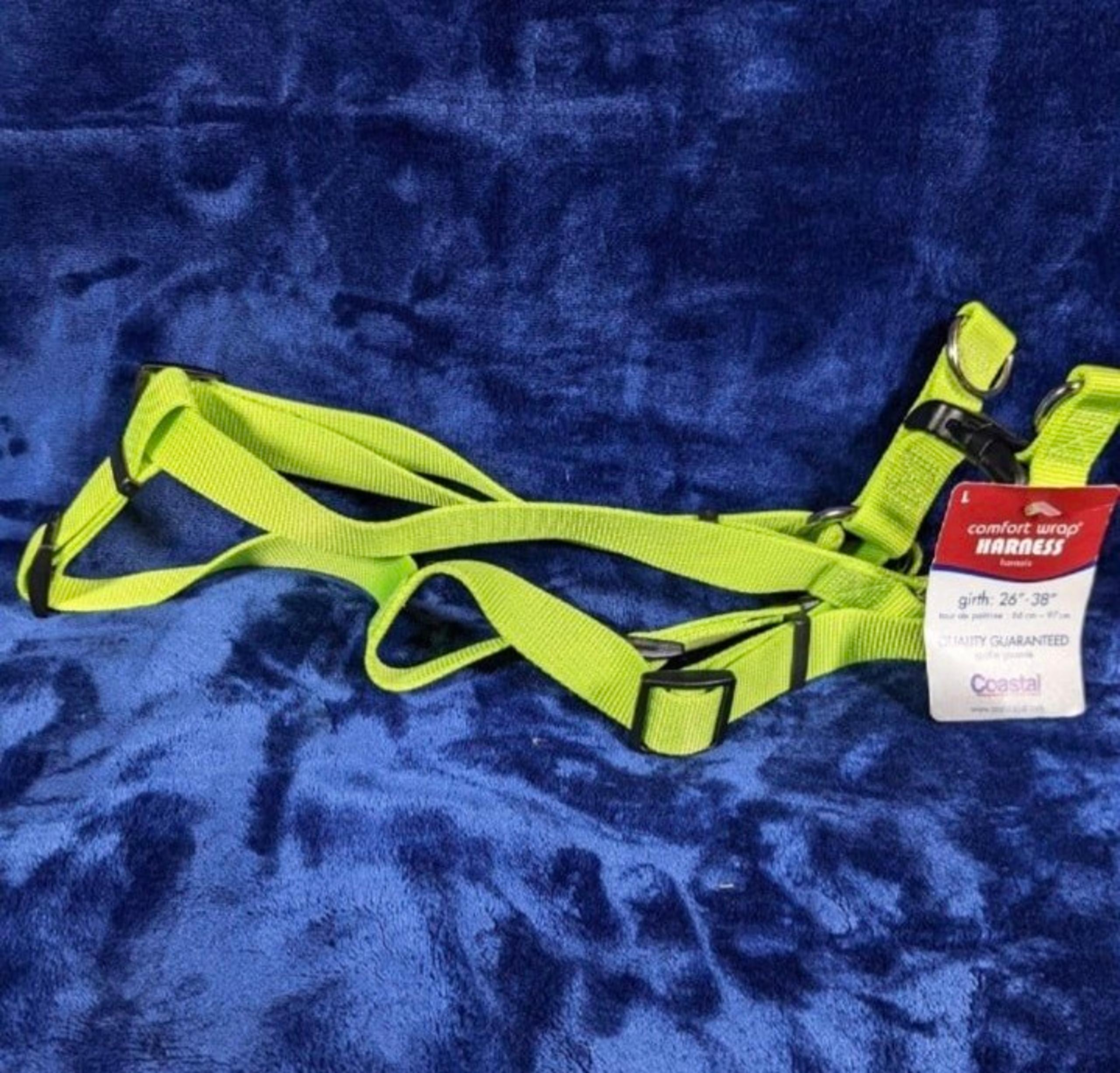 Comfort Wrap Choke Free Harness Lime