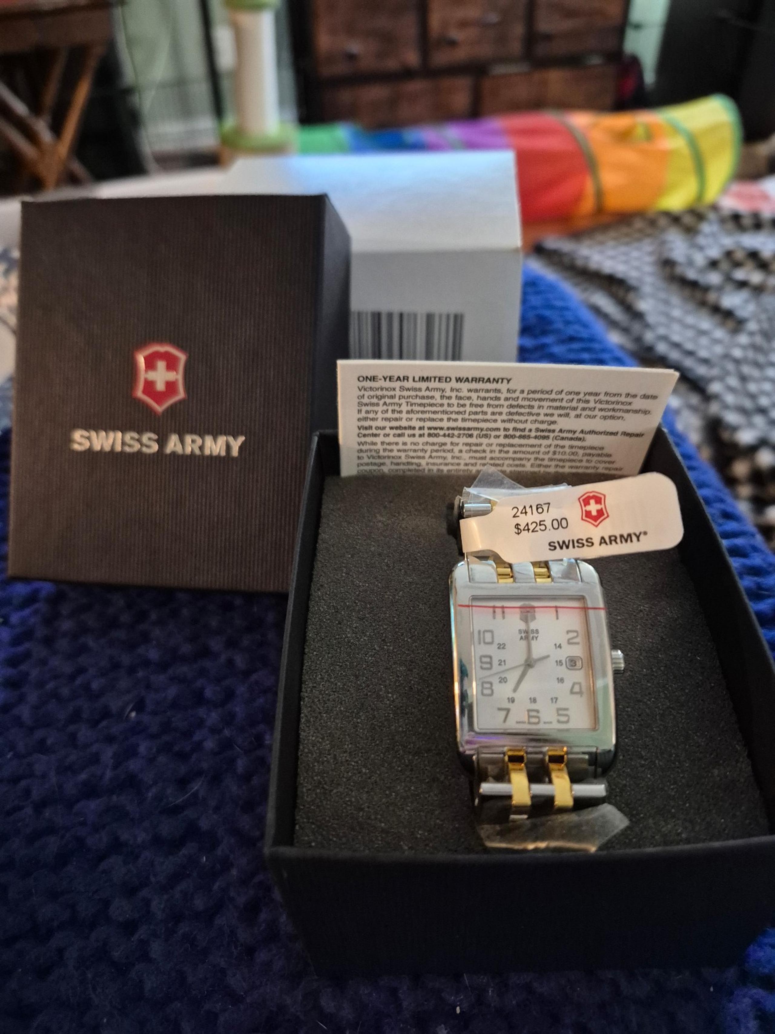Vintage women's swiss army watch