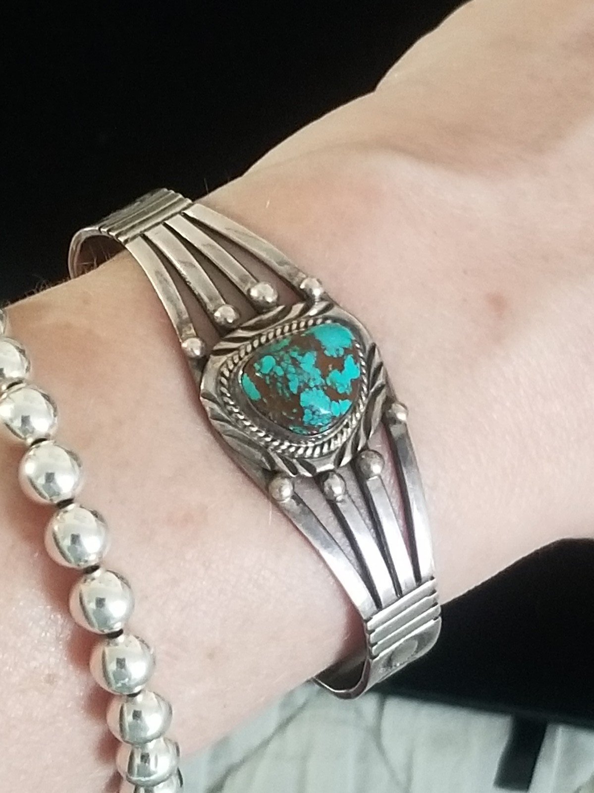Will Denetdale Navajo Sterling Cuff