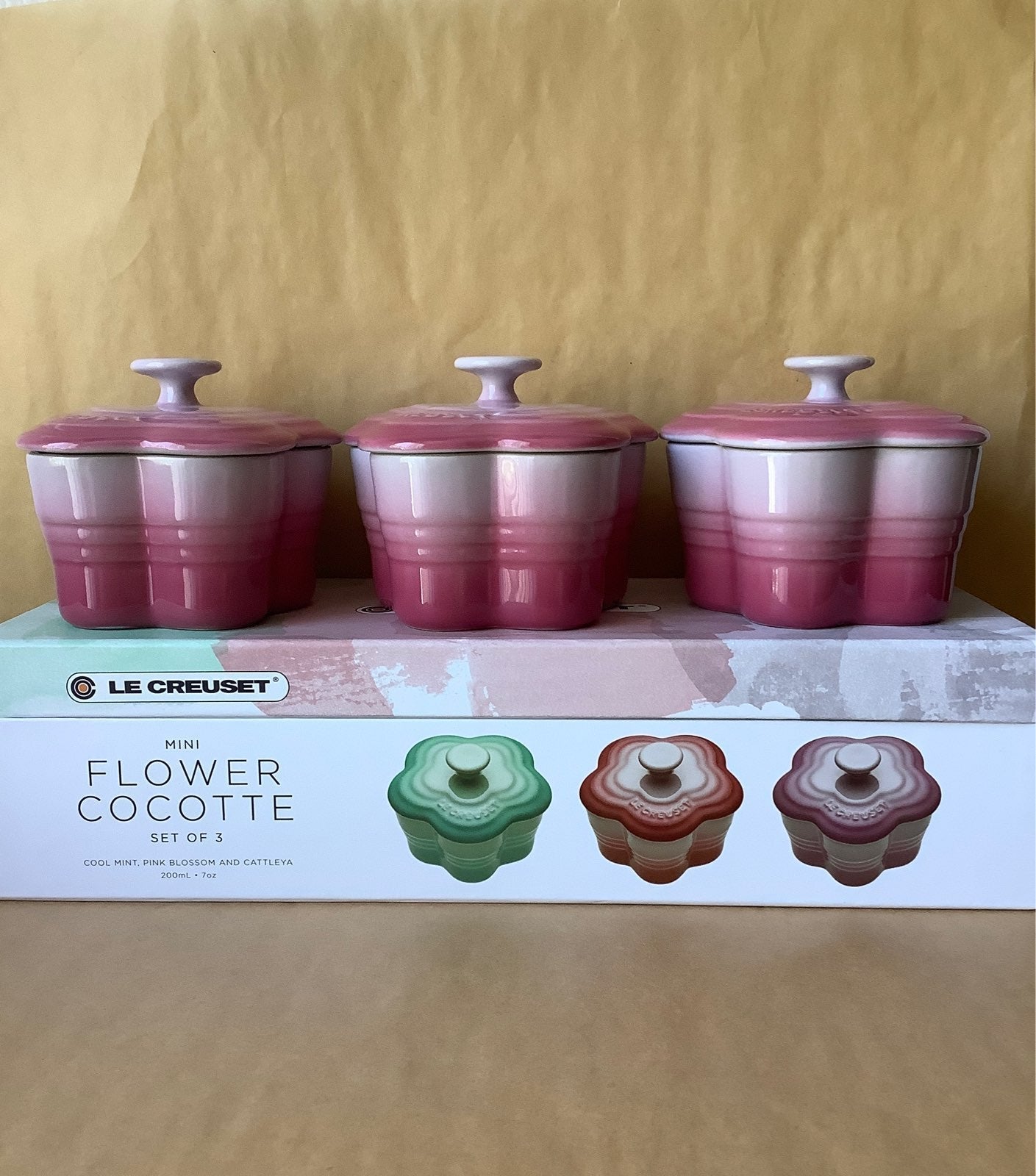 Le Creuset Mini Flower Cocottes