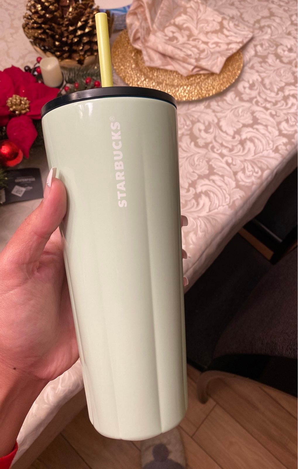 HTF Starbucks frosted mint stainless steel tumbler 2022