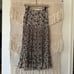 Veronica Beard Levine Floral Print Crepe Skirt