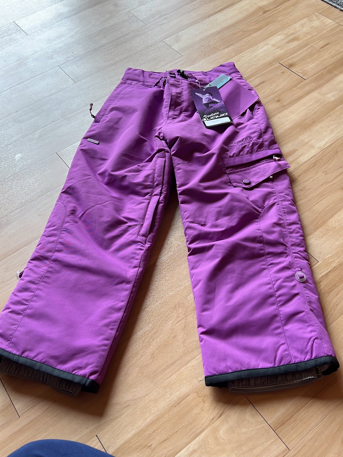 Girls purple store snow pants