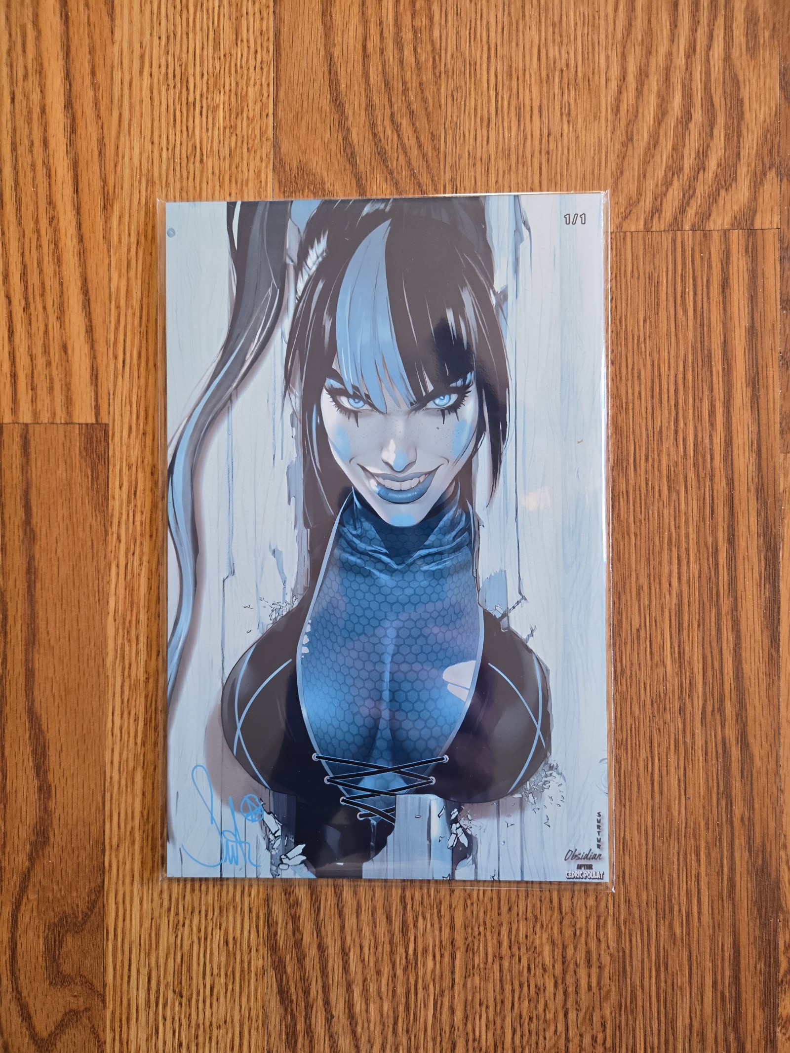 1 of 1 Blue Tint metal Punchline cover Extinction Highway Preview