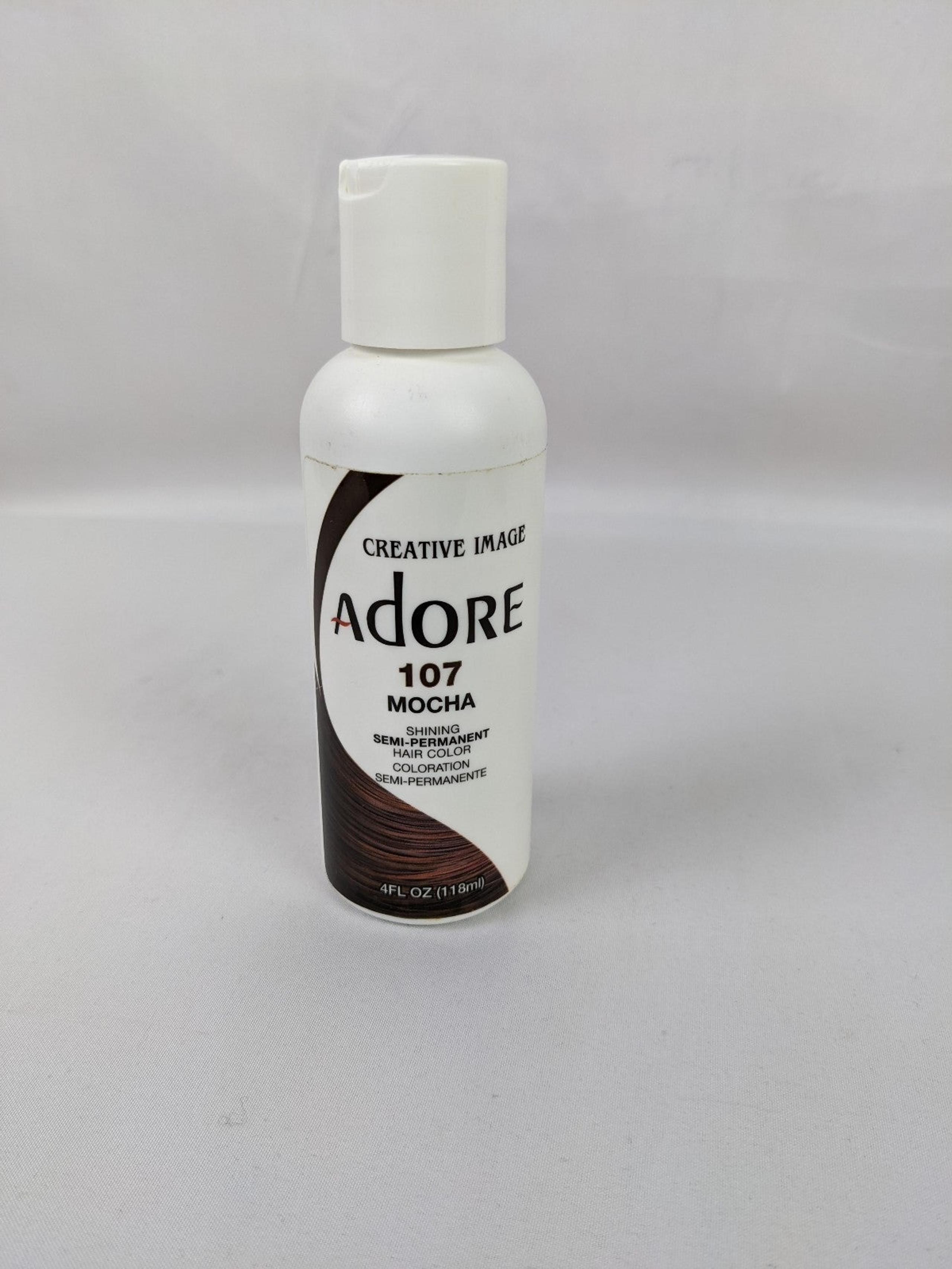 CREATIVE IMAGE ADORN SEMI-PERMANENT HAIR COLOR #107 MOCHA 4oz.