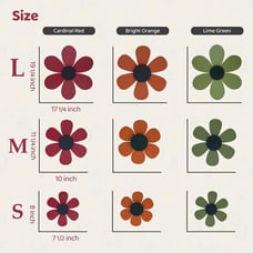 Poly Wall Flower, Fence Flower, Outdoor Decor, Fence Decor, Red gvfdshgf