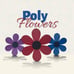 Poly Wall Flower, Fence Flower, Outdoor Decor, Fence Decor, Red gvfdshgf