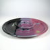 Handmade Ceramic Chip Dip Bowl Retro Geometric 1980s STYLE Hand Crafted 9.5 in