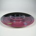 Handmade Ceramic Chip Dip Bowl Retro Geometric 1980s STYLE Hand Crafted 9.5 in