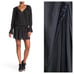 Ramy Brook Black Lane Shirred Waist Dress