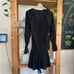 Ramy Brook Black Lane Shirred Waist Dress