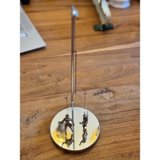 Vintage Otagiri 1979 Action and Motion Dancing Couple Kinetic Art Japan