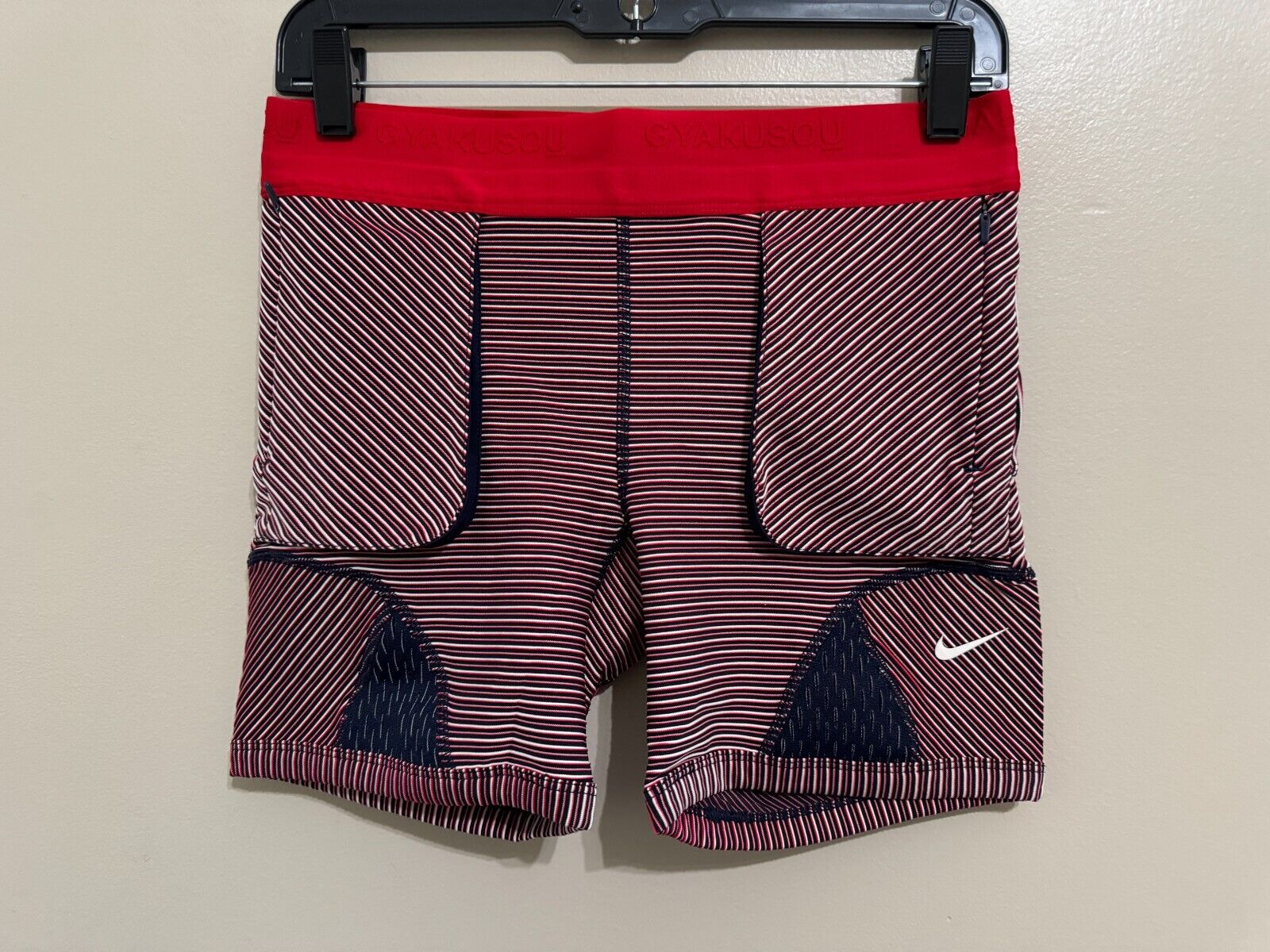 NIKE X Gyakusou Utility Shorts Red Black GIRA Running Tights Size M CU0224-498