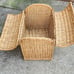VTG Wicker Picnic Basket Garden Kitchen Home Decor