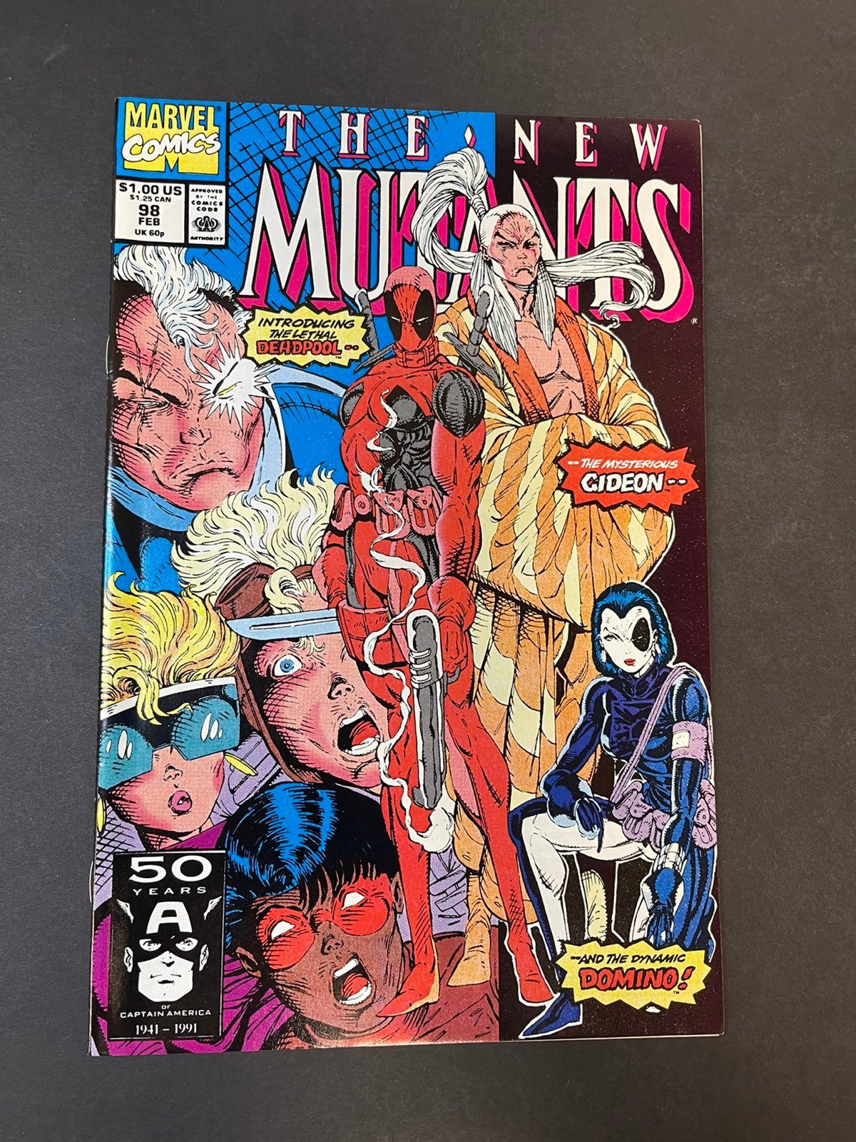 New mutants 98 1st Deadpool high grade MCU Marvel Comic