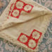 Vintage Linen Cotton Tablecloth Fancy Crochet Lace Corners Unused