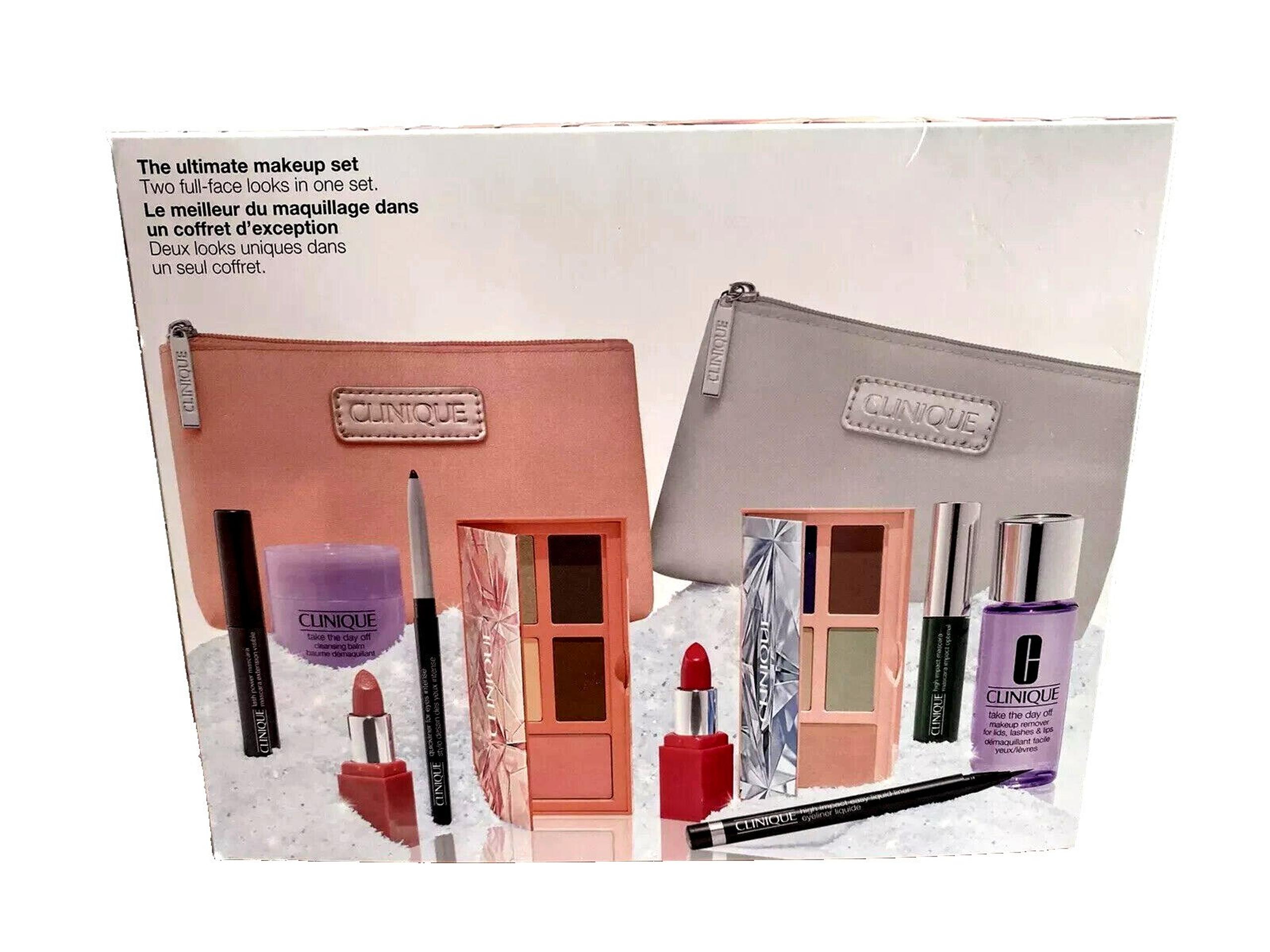 CLINIQUE The Ultimate 12 Piece Makeup Set - Two Full Face Looks in One Fall 2023