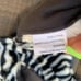 Zebra comforter faux fur bed cover