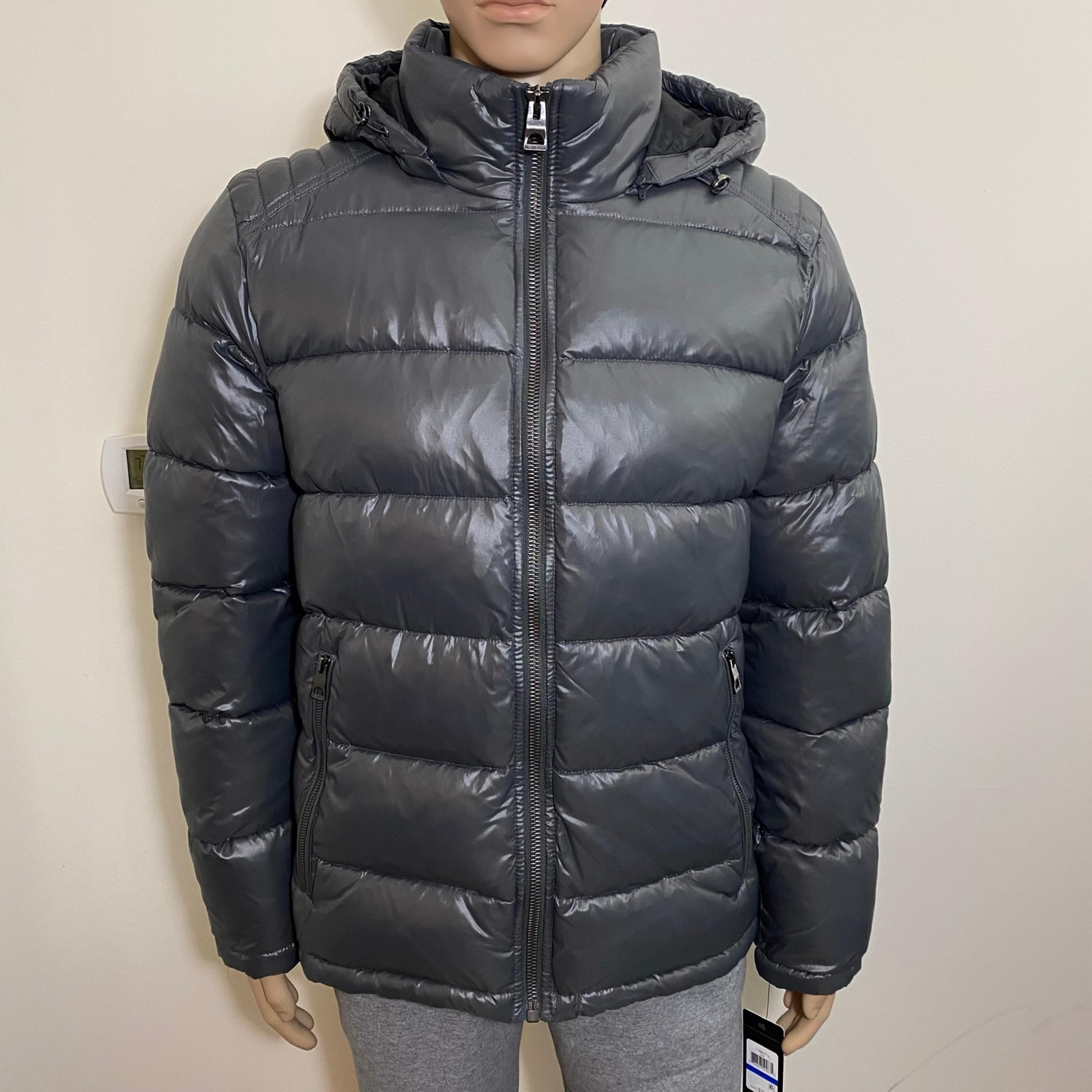 Guess Men’s Premium Puffer Jacket Winter Coat Grey Sz XL BRAND NEW WITH TAGS
