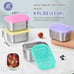 4-Pack Stainless Steel Snack Containers for Kids and Toddlers.