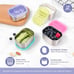 4-Pack Stainless Steel Snack Containers for Kids and Toddlers.