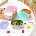 4-Pack Stainless Steel Snack Containers for Kids and Toddlers.