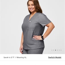 Womens figs scrub set