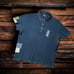 DOUBLE RL RALPH LAUREN RRL INDIGO KNIT S/S SHIRT- MEN'S SIZE XX-LARGE