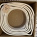 New 5-Piece Round Small Woven Baskets Set– Cotton Rope Baskets for Organizing