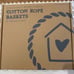 New 5-Piece Round Small Woven Baskets Set– Cotton Rope Baskets for Organizing