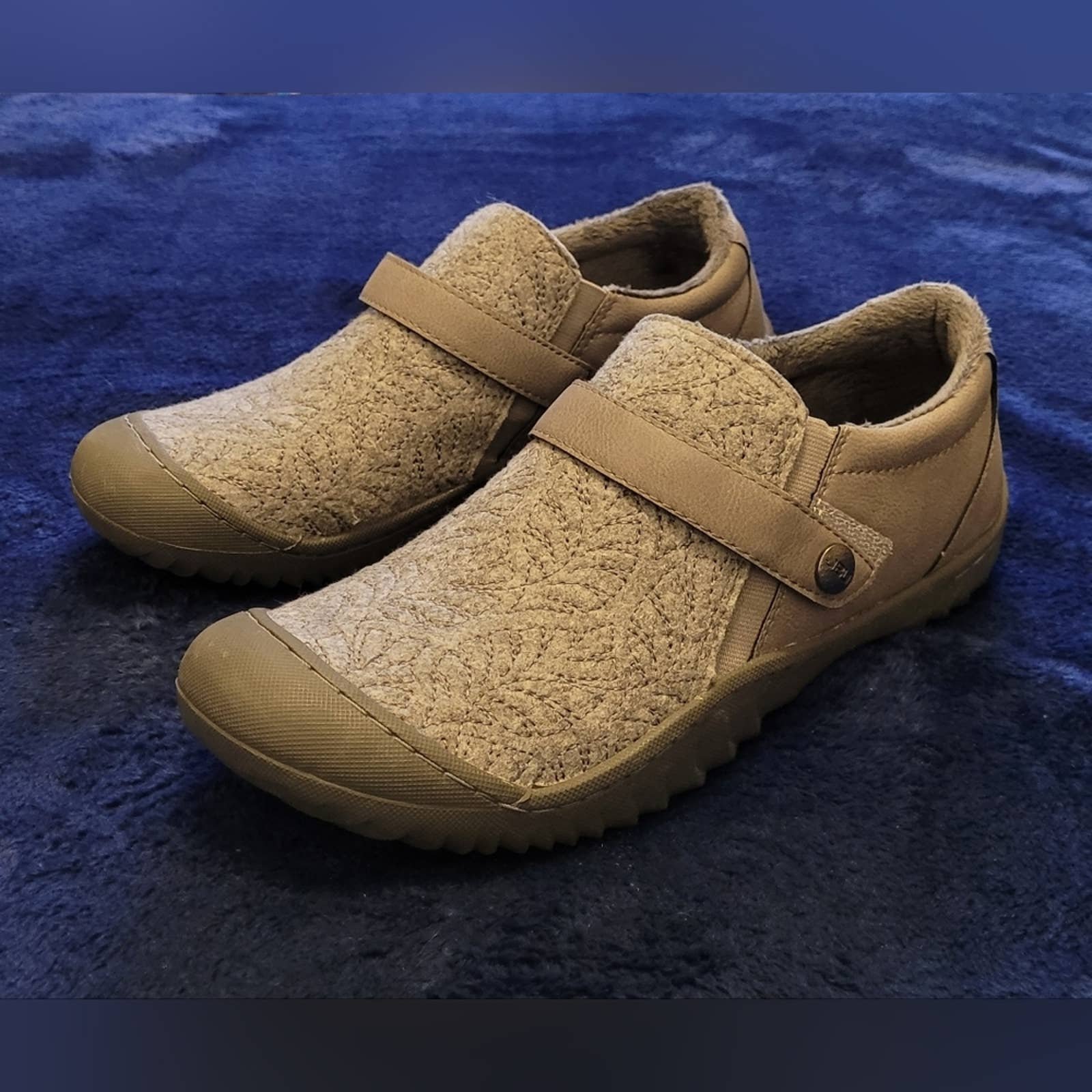 JBU By Jambu Shoes Womens 11 M Blakely Slip On Gray Vegan Leather