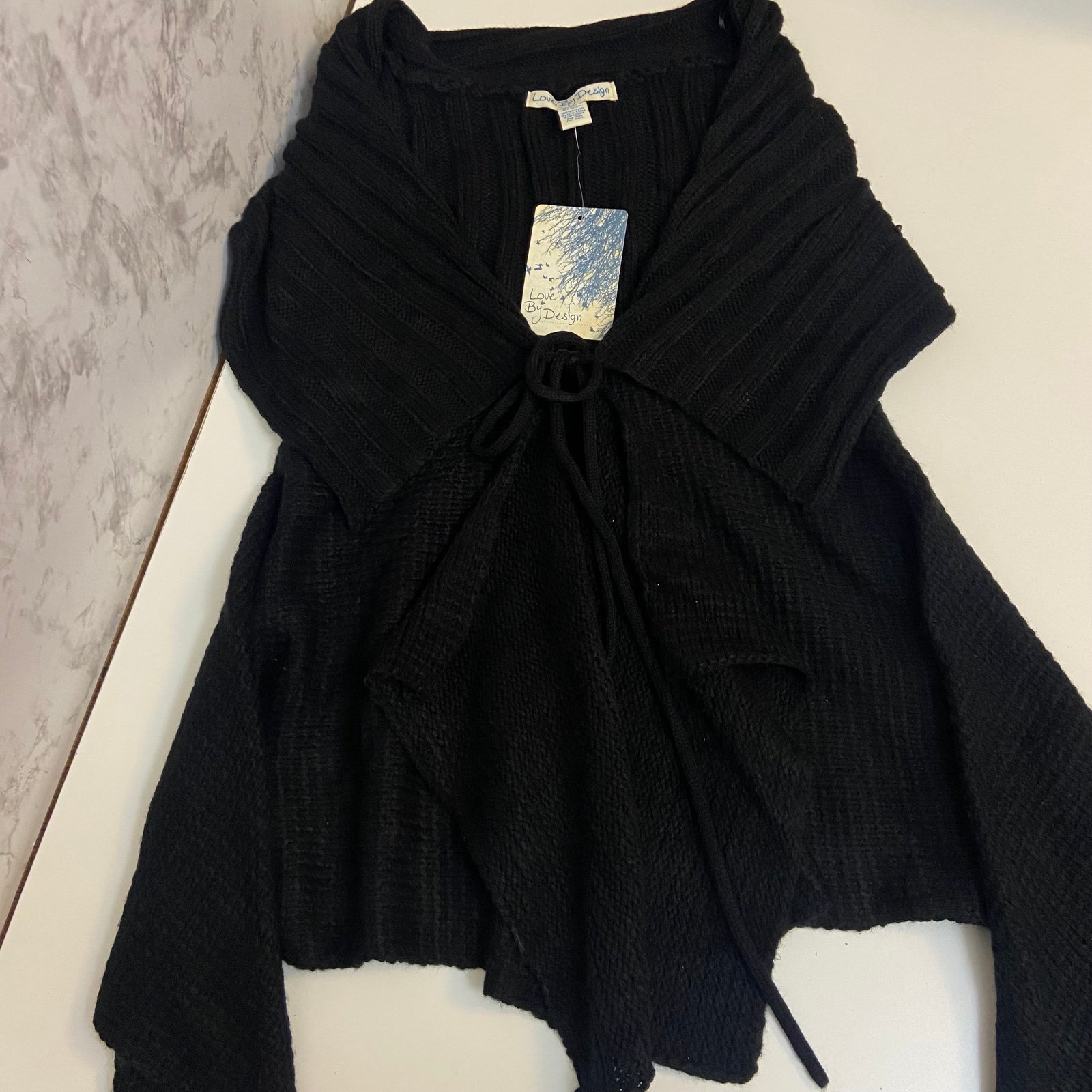 Y2K Love By Design Knit Tie Front Sz Medium Top