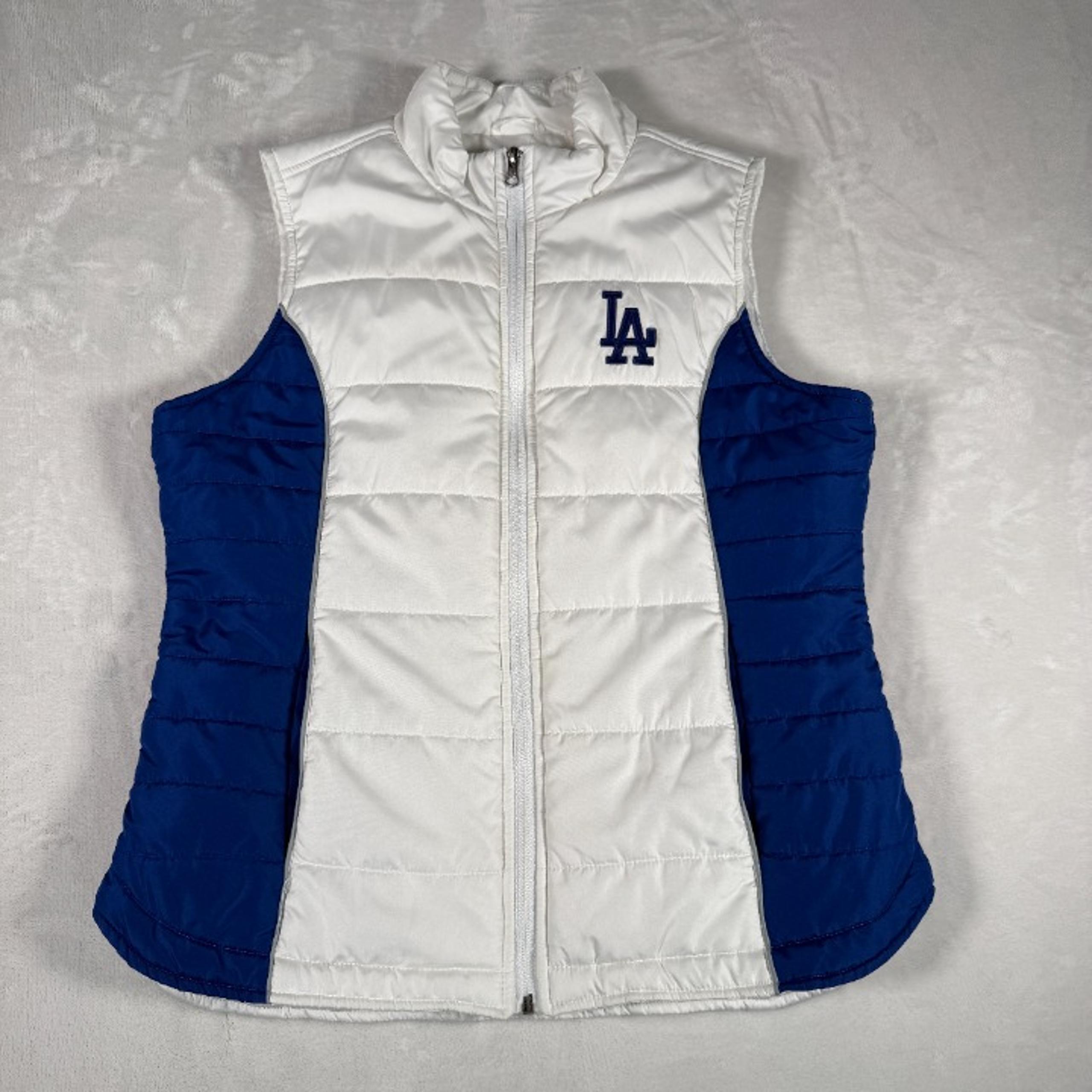 LA Dodgers Vest Women Size M G-III Sports by Carl Banks Genuine Merchandise