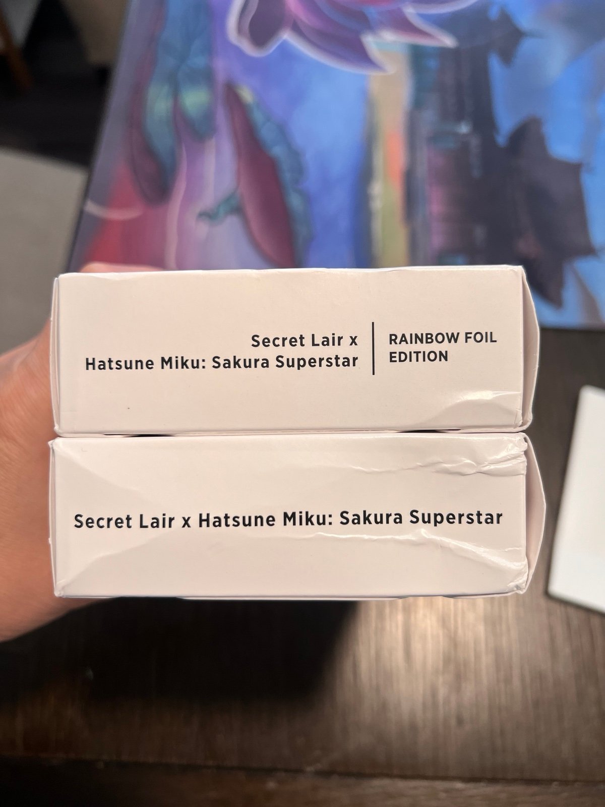 hatsune miku secret lair (JP) foil & non-foil