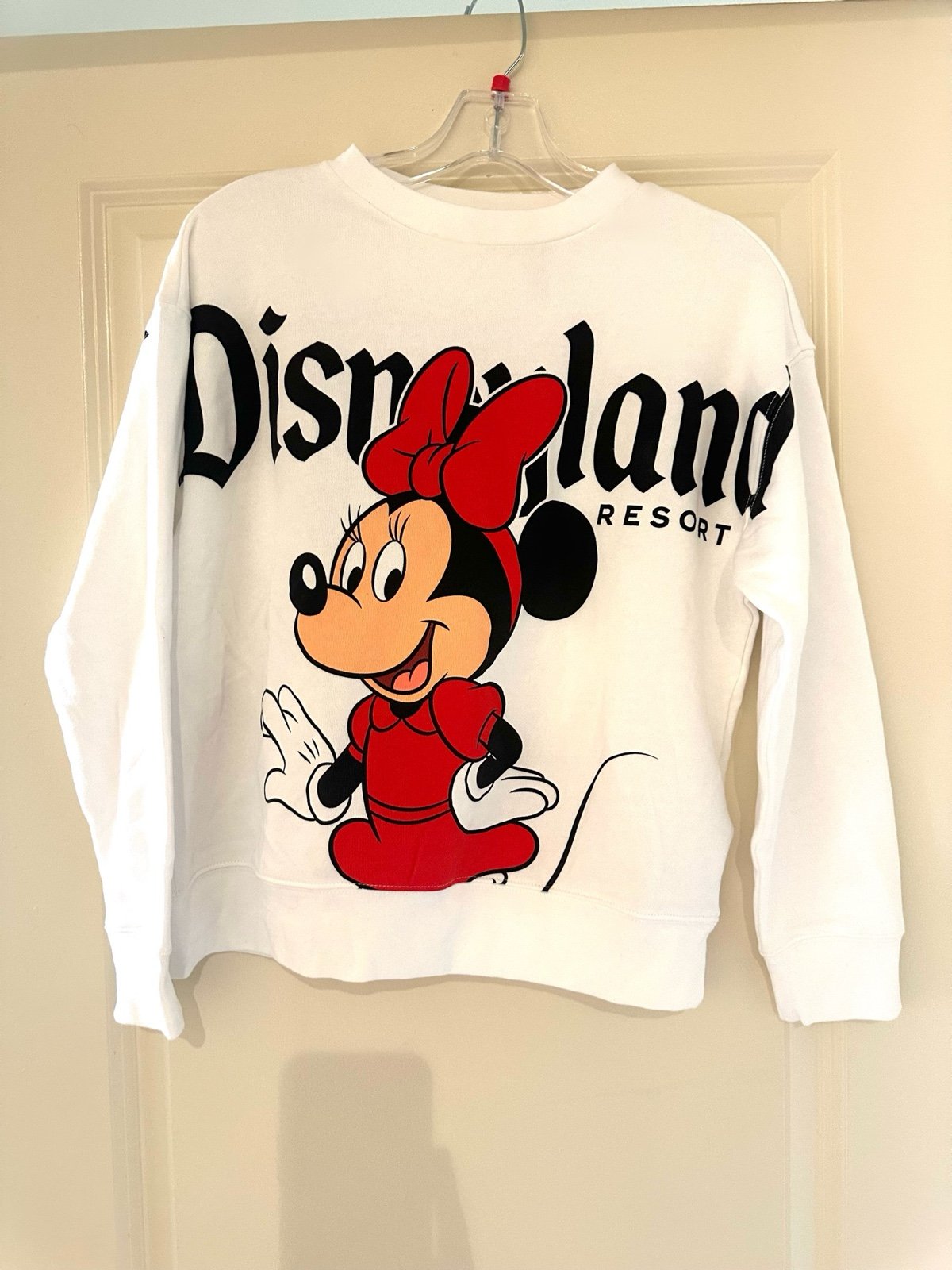 Disney Minnie Sweatshirt Pullover White Size 11/12