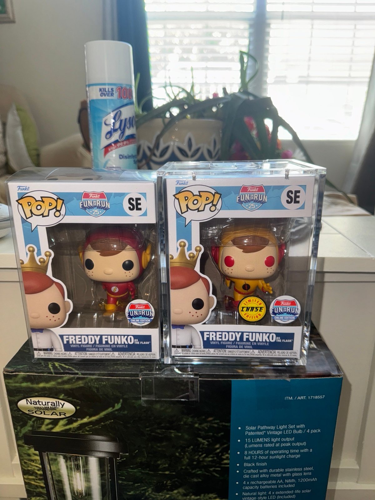 Freddy Funko Reverse Flash chase and The Flash Fun on the Run