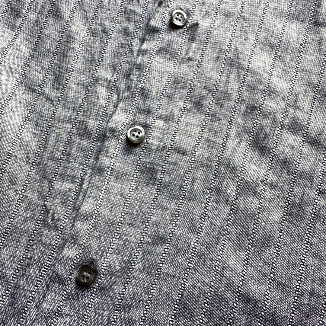 80s 90s MILLER & SONS 100% linen shirt