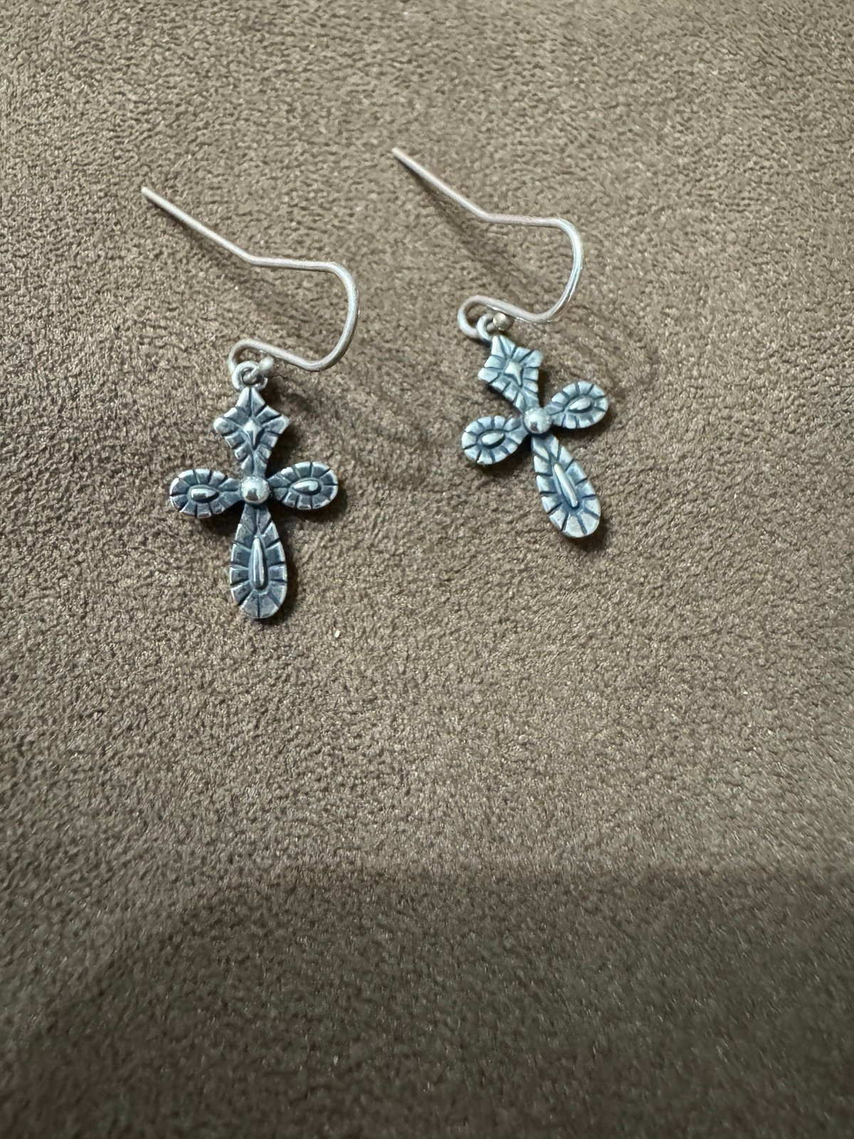 James Avery Cross Hook On Earrings