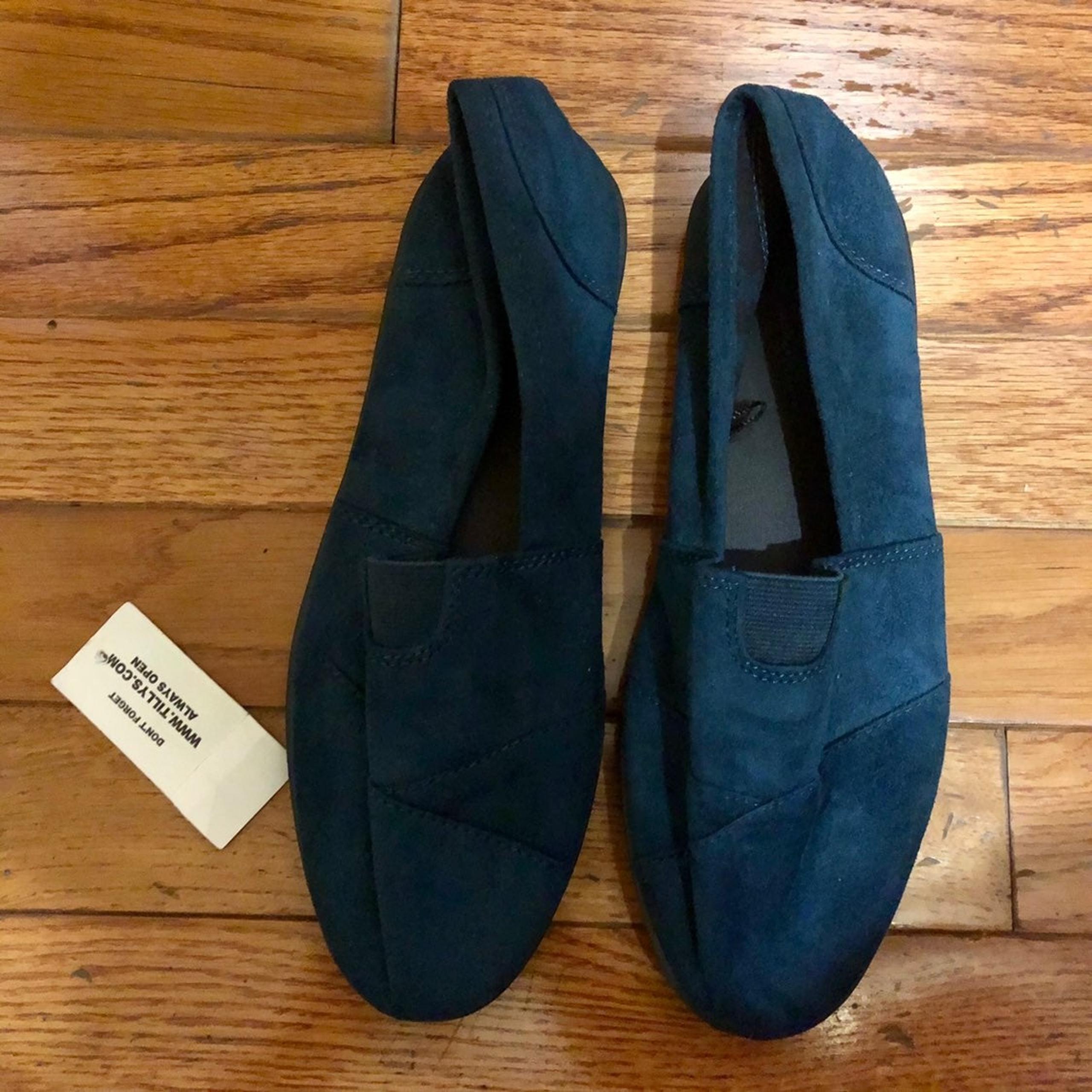 Soda Slip On Faux Suade Flat Shoe