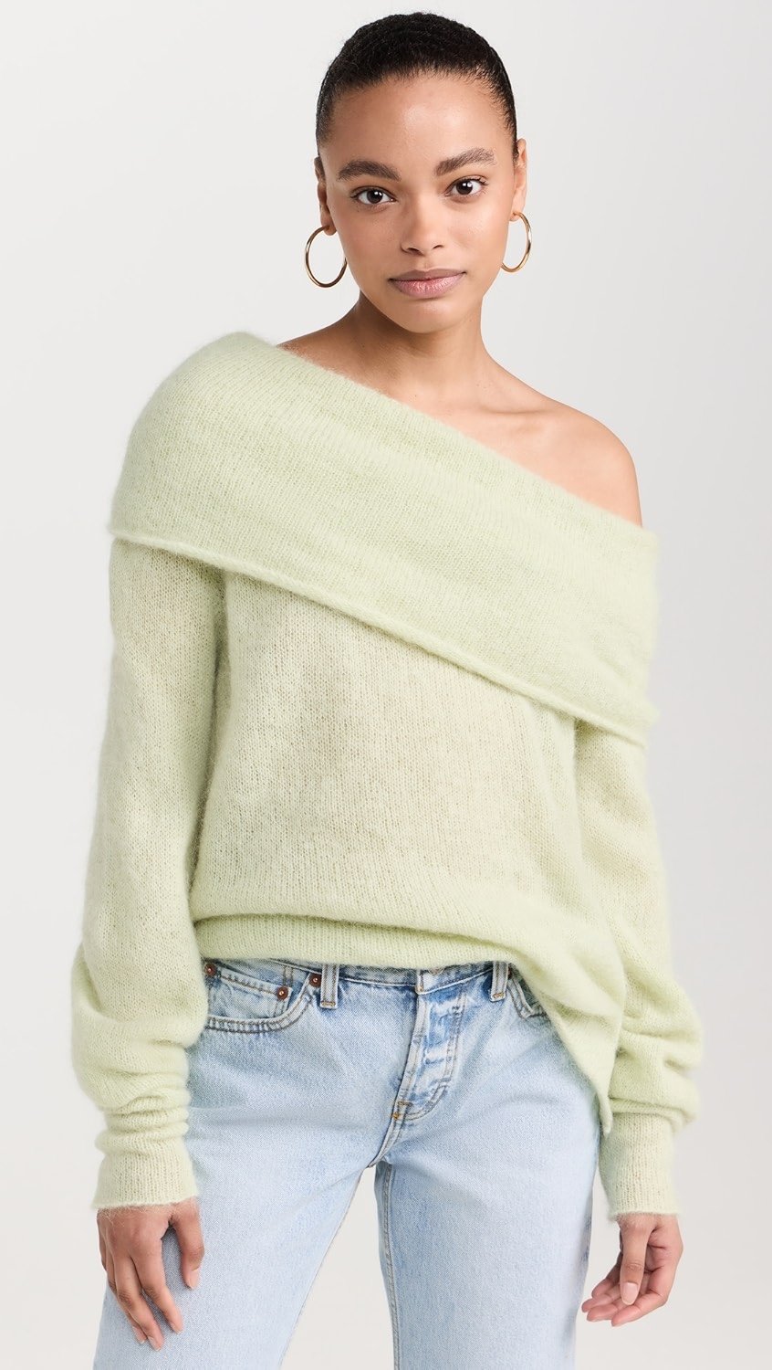 GAUGE81 Orneta Sweater in Shadow Lime Size 34 NWT