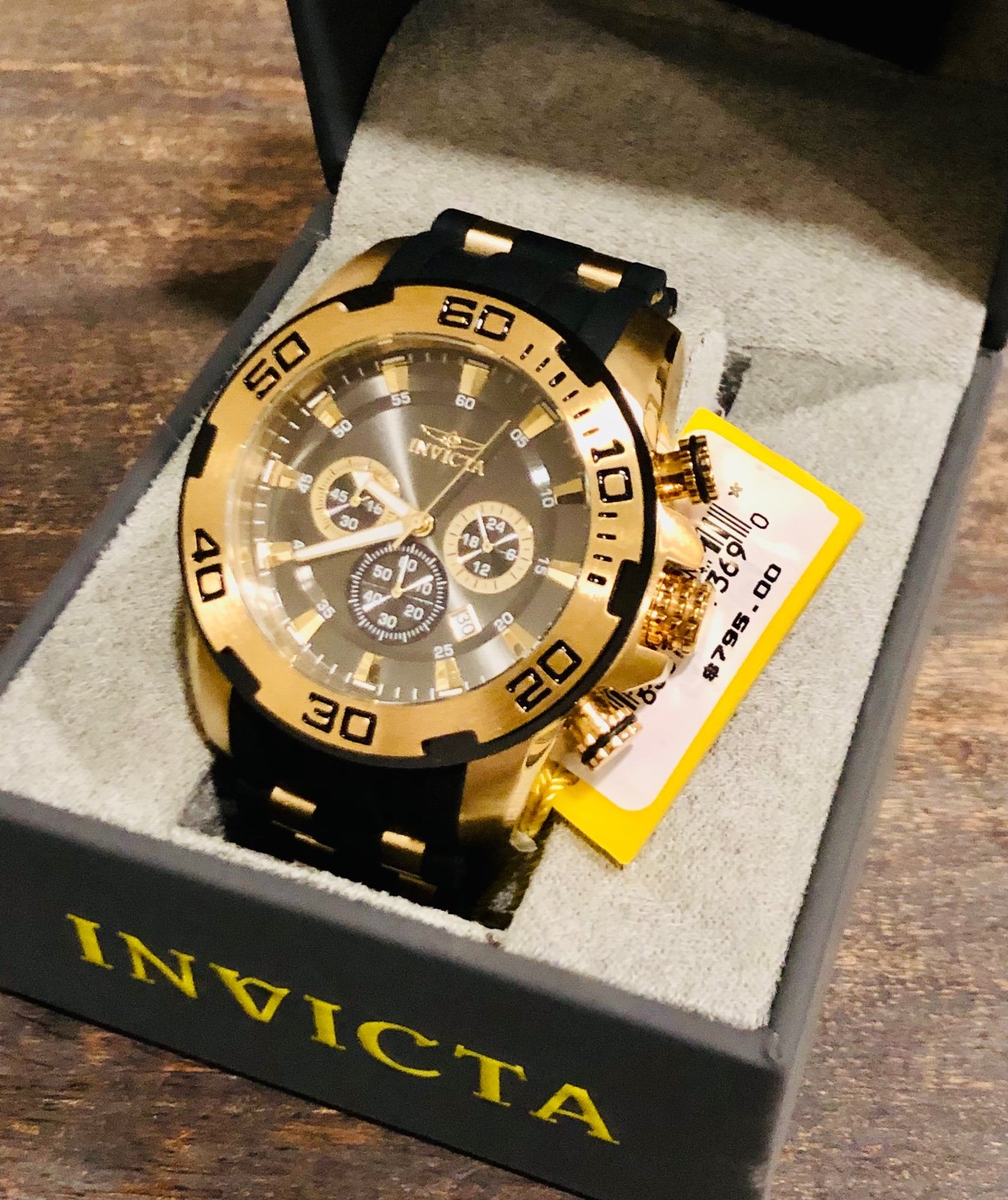 Invicta Watch Men Brand New Silicone Band FAST SAME-DAY FEDEX SHIPPING