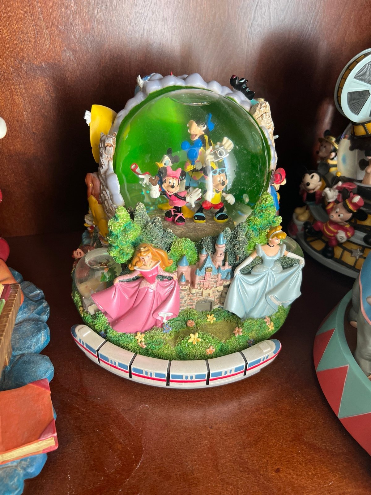 Disneyland Group Snowglobe rare