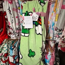 Hello kitty st Patrick’s day blanket
