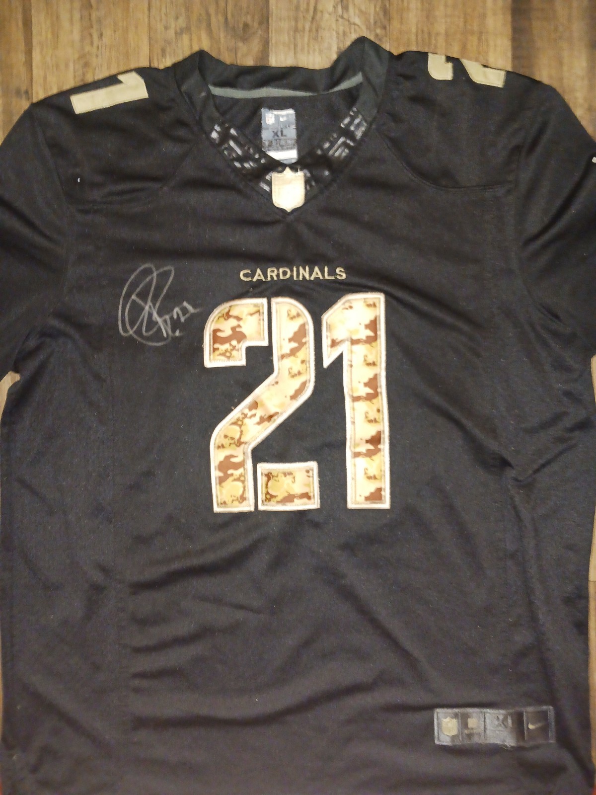 SIGNED Jersey. Patrick Petterson from Arizona Cardinals Jersey