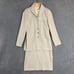 St. John Collection Dress Suit Size 2 Mocha Ivory Shift 2 Piece Dress Jacket NEW