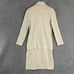 St. John Collection Dress Suit Size 2 Mocha Ivory Shift 2 Piece Dress Jacket NEW