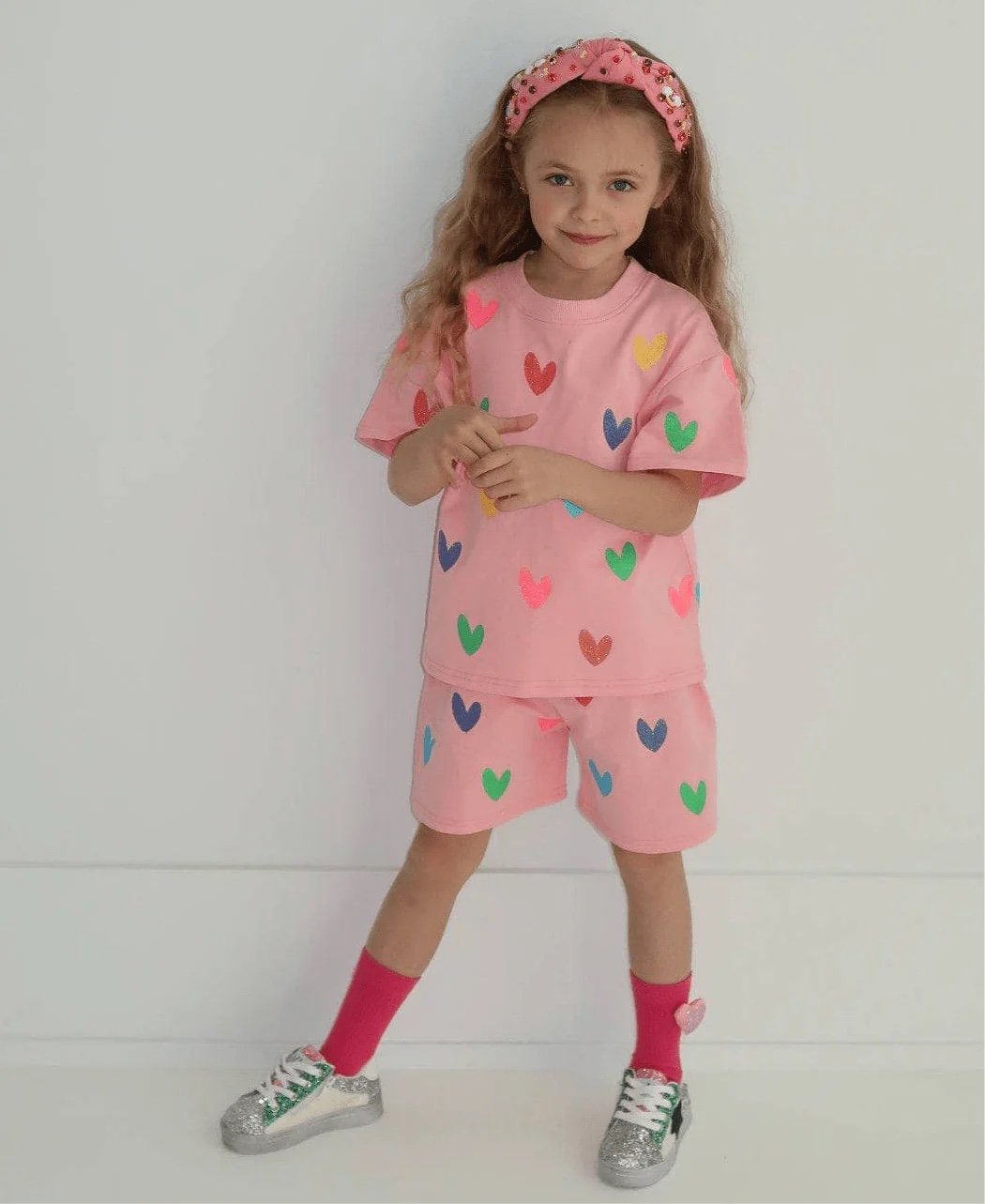 Lola and The Boys Pinky Hearts Set