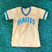 Vintage Pro-Knit Label - PITTSBURGH PIRATES (Youth L) Jersey