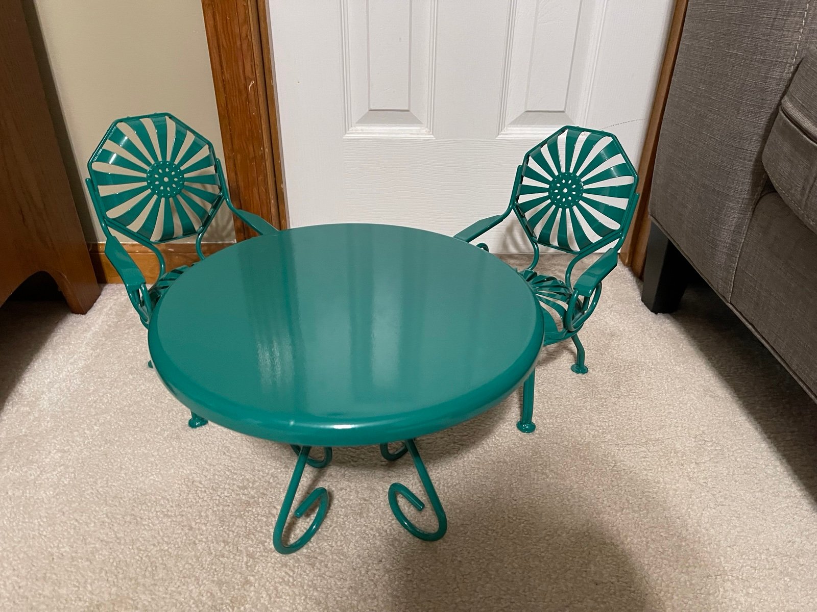 American Girl Kit Birthday Table and Chairs